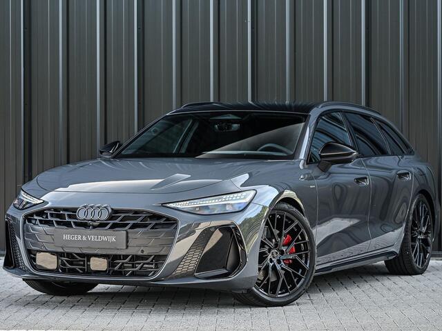 Audi A6 Avant 2.0 e-hybrid quattro S edition Competition | Achterasbesturing | B&O | Carbon inleg | Stoelventilatie en Massage | 5 Jaar garantie | Panoramadak | Soft close | Keyless | Head-up | 360 camera | Passagiers Display |