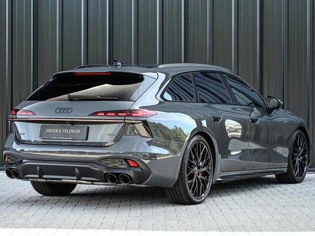 Audi A6 Avant 2.0 e-hybrid quattro S edition Competition | Achterasbesturing | B&O | Carbon inleg | Stoelventilatie en Massage | 5 Jaar garantie | Panoramadak | Soft close | Keyless | Head-up | 360 camera | Passagiers Display |