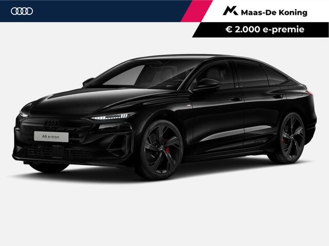 Audi A6 e-tron Sportback S edition 83 kWh 286 PK · Trekhaak elek. wegklapbaar · Leder zwarte sportstoelen · Exterierupakket zwart