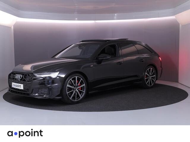 Audi A6 Avant 55 TFSI e quattro S edition Competition 367 pk S-tronic | Verlengde garantie | Navigatie | Panoramadak | Trekhaak (wegklapbaar) | Parkeersensoren (Park assist) | Rondomzicht camera | Lederen bekleding | S-Line |