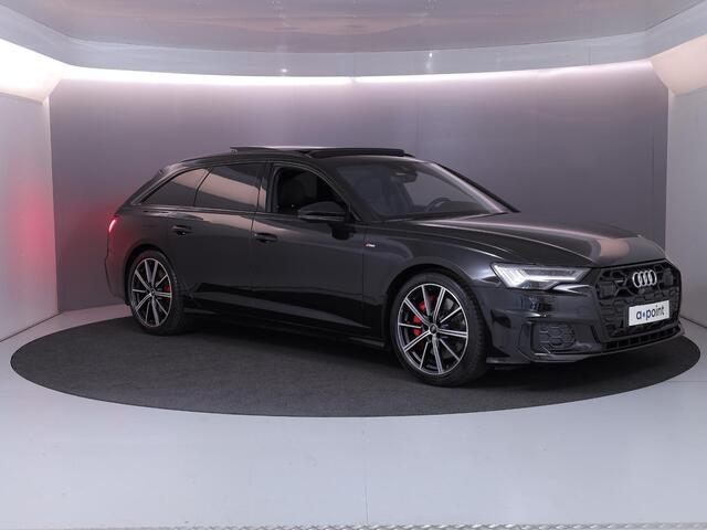 Audi A6 Avant 55 TFSI e quattro S edition Competition 367 pk S-tronic | Verlengde garantie | Navigatie | Panoramadak | Trekhaak (wegklapbaar) | Parkeersensoren (Park assist) | Rondomzicht camera | Lederen bekleding | S-Line |