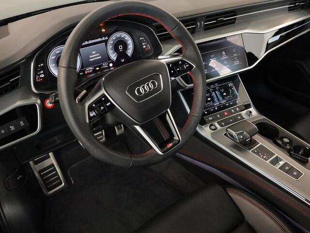 Audi A6 Avant 55 TFSI e quattro S edition Competition 367 pk S-tronic | Verlengde garantie | Navigatie | Panoramadak | Trekhaak (wegklapbaar) | Parkeersensoren (Park assist) | Rondomzicht camera | Lederen bekleding | S-Line |