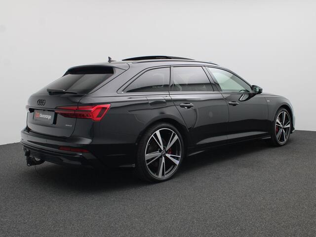 Audi A6 Avant 55 TFSI e quattro S edition Competition 367PK Aut. Panoramadak, Trekhaak, Head-Up Display, Stoel-Stuurverwarming, Keyless, Matrix LED Verlichting, 360gr. Camera, Side Assist, 20" LM velgen, Adaptieve Cruise Control