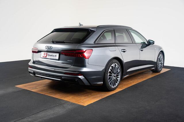 Audi A6 Avant 55 TFSI e quattro S Line - Trekhaak - Adaptieve Cruise Control - B&O - Optiekpakket zwart plus - Akoestisch zijruiten - Stoelverwarming vóór - Lendensteunen - Sportonderstel