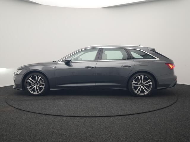 Audi A6 Avant 50 TFSI e quattro S Line 300pk PHEV Dealer O.H | Trekhaak af Fabriek | Adaptive Cruise | Lederen Sportstoelen Memory | Apple Carplay | 19"L.M | BLIS | Virtual |