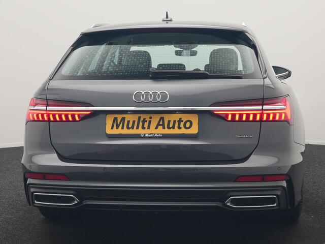Audi A6 Avant 50 TFSI e quattro S Line 300pk PHEV Dealer O.H | Trekhaak af Fabriek | Adaptive Cruise | Lederen Sportstoelen Memory | Apple Carplay | 19"L.M | BLIS | Virtual |