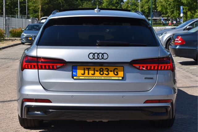 Audi A6 Avant 50 TFSI e quattro S edition 299 pk | Keyless | Standkachel | Pano.dak | Camera | Elekt.stoelen | Carplay | DAB | Stuurverwarming | Full LED | 20" LM