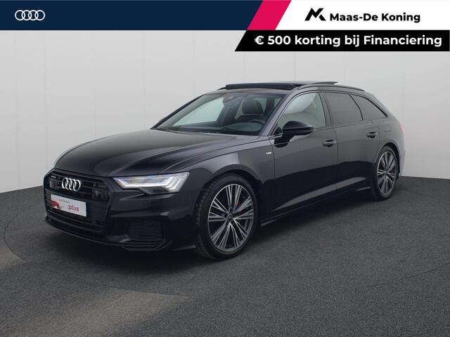 Audi A6 Avant 55 TFSIe 367pk quattro Pro Line S Competition · Panoramadak · Camera · Apple/Android Car Play · HEAD-UP Display · Dodehoeksensoren · Adaptive CC · Leder/Alcantara