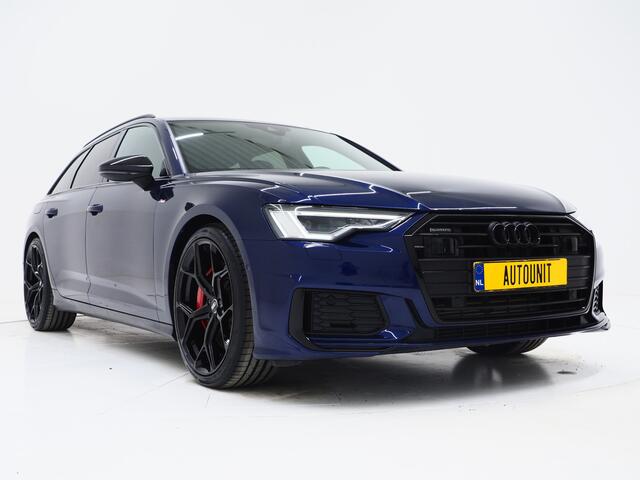 Audi A6 Avant 55 TFSI e quattro Competition Full Black | Leder/Alcantara | Trekhaak | Adaptive Cruise | Keyless | Camera | Memory | Carplay