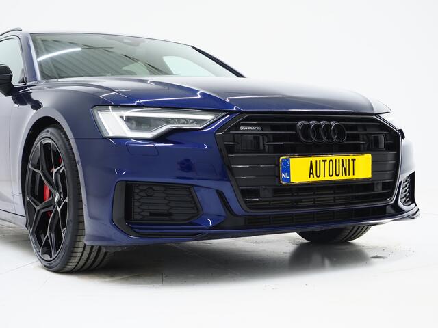 Audi A6 Avant 55 TFSI e quattro Competition Full Black | Leder/Alcantara | Trekhaak | Adaptive Cruise | Keyless | Camera | Memory | Carplay