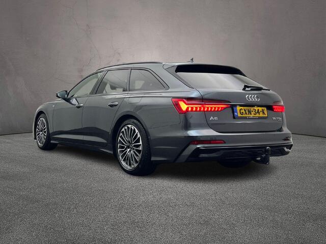 Audi A6 Avant 55 TFSI e 367PK quattro Trekhaak | Panoramadak | Verwarmbaar-Stuur | B&O | Akoestisch-Glas | HD-Matrix | Tour-Pack | Stoelverwarming | Elekt.voorstoel-Memory-bestuurder | Comfort-Sleutel