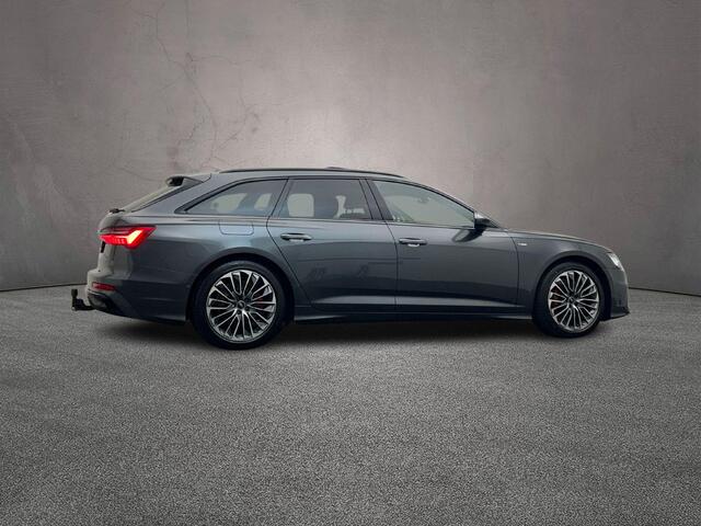Audi A6 Avant 55 TFSI e 367PK quattro Trekhaak | Panoramadak | Verwarmbaar-Stuur | B&O | Akoestisch-Glas | HD-Matrix | Tour-Pack | Stoelverwarming | Elekt.voorstoel-Memory-bestuurder | Comfort-Sleutel