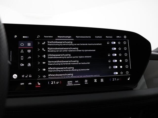 Audi A6 Sportback e-tron S edition 286 PK · Privacy glas · Remzadels rood · Sportstoel leder zwart