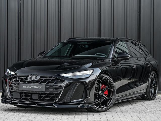 Audi A6 Avant 3.0 TFSI 368PK Quattro S-Edition Panoramadak | Luchtvering | Head-up display | 6-cilinder | Stoelgeheugen | 4-Wiel besturing | Tech Pro | Adaptive cruise control | B&O audio | S-stoelen | Ambiance verlichting | Carbon inleg | Styling kit | 4-Zone climate