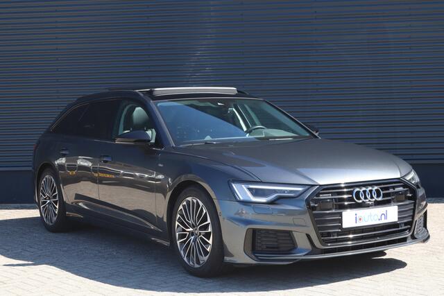 Audi A6 Avant 55 TFSI e quattro Pro Line S Competition Pano/Matrix LED/360/Navi Plus/ACC/Optiek Zwart/19"