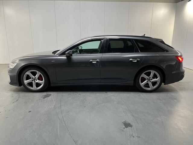 Audi A6 Avant 55 TFSI e quattro 2x S-line / AUTOMAAT/ 367PK/ DIGITAL DASH/ MATRIX/ CLIMATE/ DRIVE SELECT/ STOELVERWARMING/ DAB/ CARPLAY/ NAVI/ 360 CAMERA/ PARK. SENSOREN