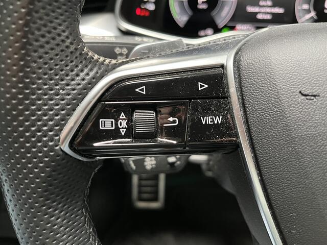 Audi A6 Avant 55 TFSI e quattro 2x S-line / AUTOMAAT/ 367PK/ DIGITAL DASH/ MATRIX/ CLIMATE/ DRIVE SELECT/ STOELVERWARMING/ DAB/ CARPLAY/ NAVI/ 360 CAMERA/ PARK. SENSOREN