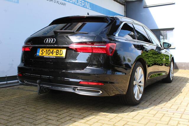 Audi A6 Avant 40 TDI S edition | Incl. 12 maanden Garantie | Panorama dak | Elektrisch wegklapbare trekhaak | Elektrisch verstelbare stoelen met memory | Elektrische kofferbakklep | Keyless entry/start | Stoelverwarming | Adaptive cruise | Navigatie | Schuif/kantel dak | Head-up Display | Dodehoekdetectie | Draadloze telefoonlader |