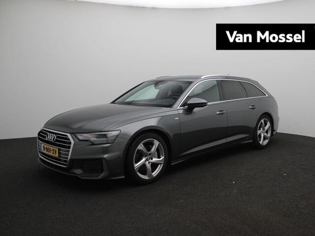 Audi A6 Avant 45 TFSI S edition Trekhaak-pakket | incl. winterbandenset | Veiligheids-pakket | alarmsysteem | Autonomous Emergency Braking |bots herkenning en activatie | cruise control | electronic climate control | LED koplampen | lederen/stof bekleding | lichtmetalen velgen 5-spaaks 19"| navigatiesysteem full map | S Line exterieur | airco separaat achter | lichtmetalen velgen 5-spaaks 19" | voorstoelen verwarmd |