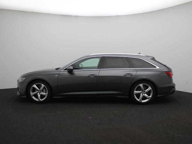 Audi A6 Avant 45 TFSI S edition Trekhaak-pakket | incl. winterbandenset | Veiligheids-pakket | alarmsysteem | Autonomous Emergency Braking |bots herkenning en activatie | cruise control | electronic climate control | LED koplampen | lederen/stof bekleding | lichtmetalen velgen 5-spaaks 19"| navigatiesysteem full map | S Line exterieur | airco separaat achter | lichtmetalen velgen 5-spaaks 19" | voorstoelen verwarmd |