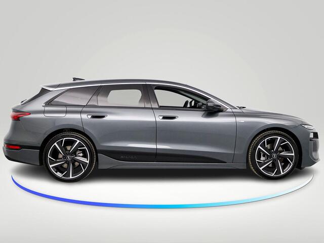 Audi A6 Avant e-tron Advanced edition 83 kWh 286 pk | SOH 100% | Verlengde garantie | Navigatie | Warmtepomp | Trekhaak (wegklapbaar) | Parkeersensoren (Park assist) | Rondomzicht camera | Elektr. voorstoelen | Multimedia scherm passagier |