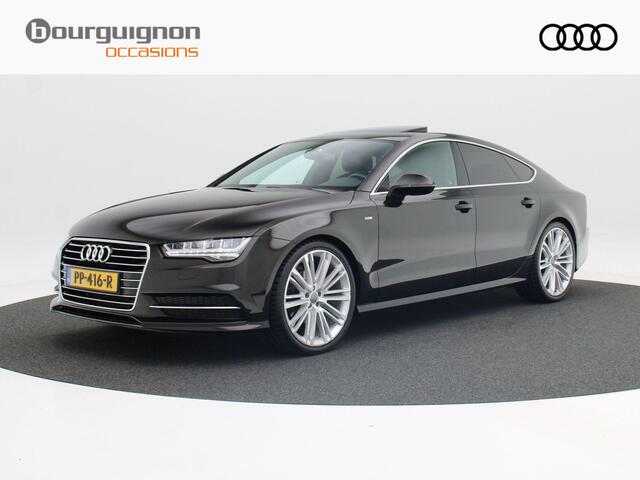Audi A7 Sportback 1.8 TFSi 190 Pk S-Line Automaat 5-Persoons | Full LED | Navigatie | Leder | 21 Inch | Open Dak | Privacy Glass
