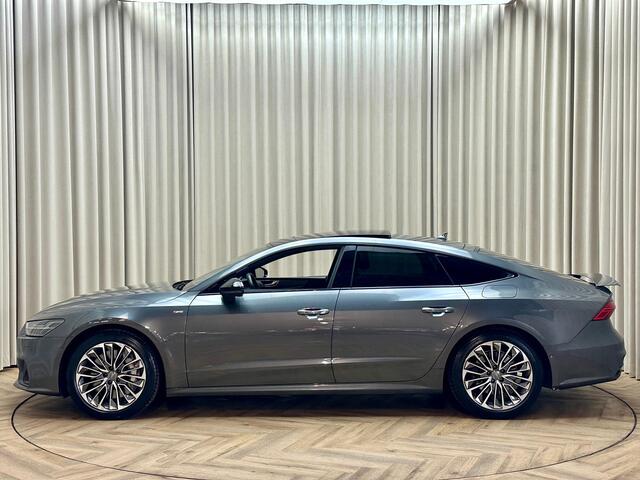 Audi A7 Sportback 50 TFSI e quattro *S-Line* Panoramadak / 1e Eigenaar / HUD / Matrix LED / 360 Camera / Memory Seat / Apple Carplay / Stoelverwarming / 19"LMV