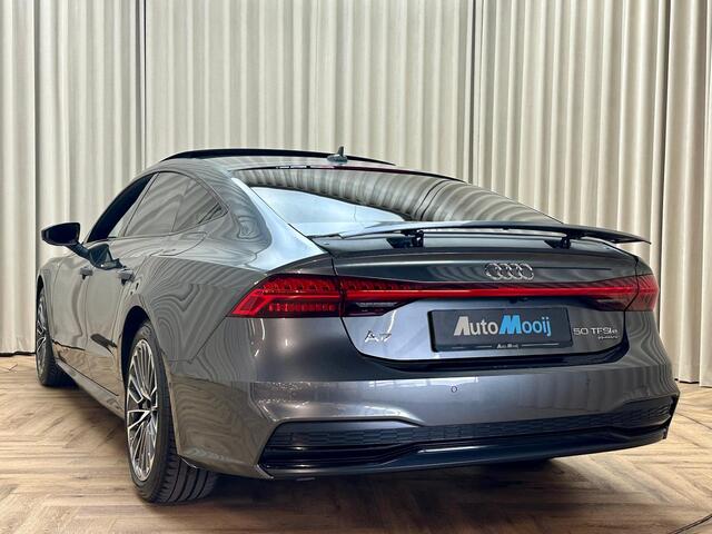 Audi A7 Sportback 50 TFSI e quattro *S-Line* Panoramadak / 1e Eigenaar / HUD / Matrix LED / 360 Camera / Memory Seat / Apple Carplay / Stoelverwarming / 19"LMV