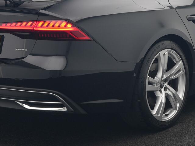 Audi A7 Sportback 50 TFSI e quattro S Line Plug In Hybrid 299pk Dealer O.H PHEV | Panodak | Adaptive Cruise | 360 Camera | Alcantara Sportstoelen Memory & Verwarmd | Apple Carplay | Blis | Navigatie | Virtual | DAB | 20"L.M |