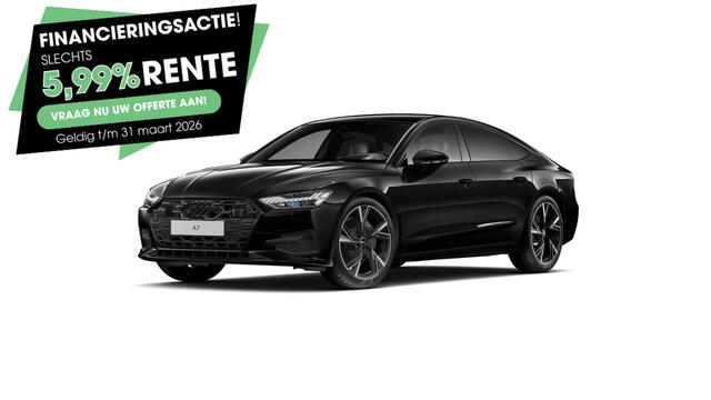 Audi A7 Sportback 50 TFSI e quattro Pro Line S | 299 PK | SoH 93% | Laser LED koplampen | Panoramadak | Head-up display | Nachtzicht assistent | S line | 21" LM velgen | Stoelverwarming |