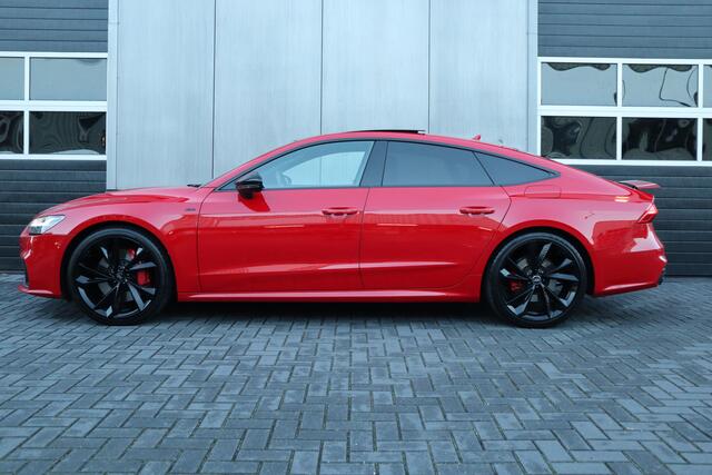 Audi A7 Sportback 55 TFSI e 367 pk Quattro Competition S-Line / Pano-Dak/ B&O-3D/ RS-Stoel/ Memory/ Laser-LED/ Keyless/ Adap.Cruise/ 21''LMV