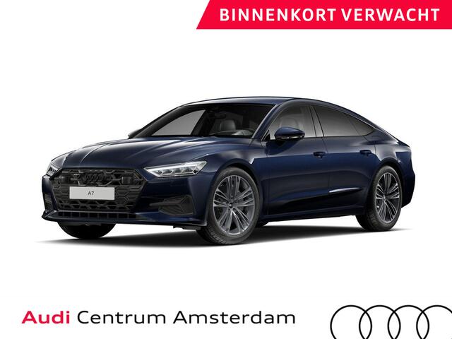 Audi A7 Sportback 50 TFSI e quattro Pro Line 299pk | Komt begin juli binnen | Lederen bekleding | Head up Display | Wegklapbare trekhaak | 20 inch Lichtmetalen velgen | Verlengde garantie | Stoelverwarming