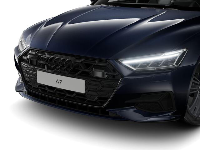 Audi A7 Sportback 50 TFSI e quattro Pro Line 299pk | Komt begin juli binnen | Lederen bekleding | Head up Display | Wegklapbare trekhaak | 20 inch Lichtmetalen velgen | Verlengde garantie | Stoelverwarming