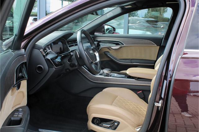 Audi A8 60 TFSIe 462pk quattro Pro Line Plus 20" LUCHTVERING B&O MASSAGE UNIEK!