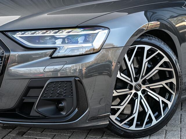 Audi A8 60 TFSI e quattro 463PK S-Line B&O Advanced | Head-Up Display | Achteras besturing | Panorama dak | Trekhaak | Soft-Close | Alcantara hemel bekleding | Carbon inleg | 360 Camera | Standkachel | Adaptive Cruise Control