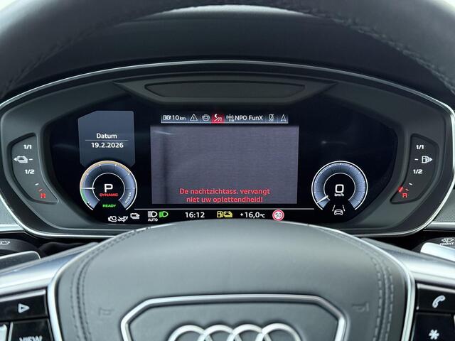 Audi A8 60 TFSI e quattro | 462 PK | Panoramadak | 360 graden Area view | Head-up display | S line | Nachtzicht assistent | Lederen bekleding | Stoel massage | Stoel ventilatie |