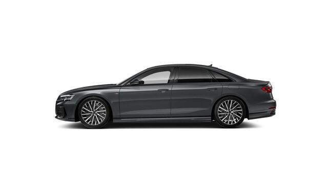 Audi A8 60 TFSI e quattro | 462 PK | SoH 100% | Bang & Olufsen Advanced audiosystem | Panoramadak | Head-up display | Vierwielbesturing | Luchtvering | S-line | Nachtzicht assistent |