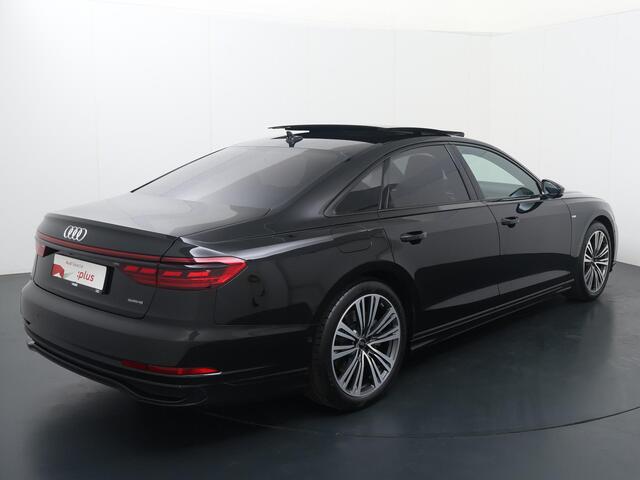 Audi A8 60 TFSI e quattro | 462 PK | Panoramadak | 360 graden Area view | Head-up display | S line | Nachtzicht assistent | Lederen bekleding | Stoel massage | Stoel ventilatie |