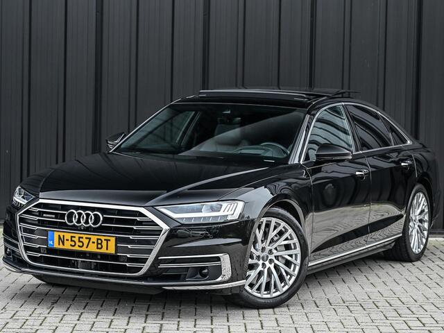 Audi A8 55 TFSI quattro Pro Line Plus 55 TFSI QUATTRO PRO LINE PLUS | LUCHTVERING | STANDKACHEL | VIRTUAL COCKPIT | LUCHTVERING | ADAPTIVE CRUISE | STOELVERWARMING EN -VENTILATIE | MASSAGE | 360 CAMERA | PANORAMADAK | LED | STUURVERWARMING | HEAD-UP | AMBIANCE IN