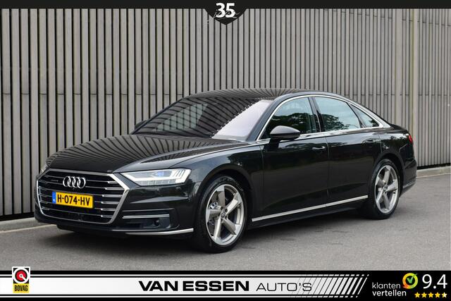 Audi A8 55 TFSI quattro Pro Line Plus 4-Wielsturing ACC Soft-Close Head-Up 360-Camera Trekhaak Leder Volle Auto!