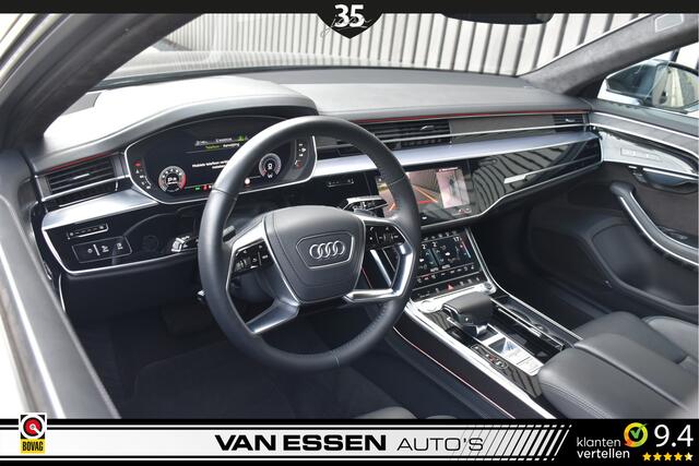 Audi A8 55 TFSI quattro Pro Line Plus 4-Wielsturing ACC Soft-Close Head-Up 360-Camera Trekhaak Leder Volle Auto!