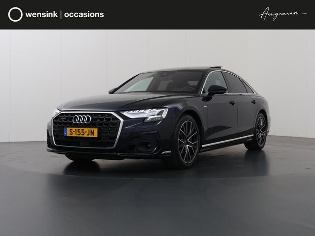 Audi A8 60 TFSI e quattro | Panoramadak | MATRIX-LED | Ele.verstelbare comfortstoelen + Geheugen | HUD | 360 Camera | Adaptieve Cruise Control | Ele. kofferdeksel | Vierwielbesturing | Stoelventilatie + massage | B&o Audio | Softclose | Luchtvering |
