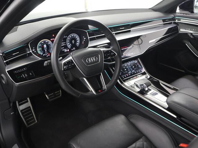 Audi A8 60 TFSI e quattro | Panoramadak | MATRIX-LED | Ele.verstelbare comfortstoelen + Geheugen | HUD | 360 Camera | Adaptieve Cruise Control | Ele. kofferdeksel | Vierwielbesturing | Stoelventilatie + massage | B&o Audio | Softclose | Luchtvering |