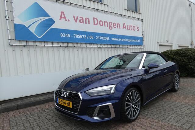 Audi CABRIOLET 40 TFSI S LINE AUTOMAAT,Navi,Camera,Airscarf,ACC,Matrix