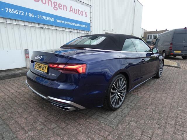 Audi CABRIOLET 40 TFSI S LINE AUTOMAAT,Navi,Camera,Airscarf,ACC,Matrix