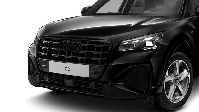 Audi Q2 35 TFSI 150 S tronic S edition Automaat | Parkeerhulp achter | MMI navigatie plus | Matrix-ledkoplampen met Audi-laserlicht, ledachterlichten, lichtanimatie, dynamische knipperlichten | Velgen, 5-arm-ster, 7Jx17 | Optiekpakket zwart plus | S line-interieu