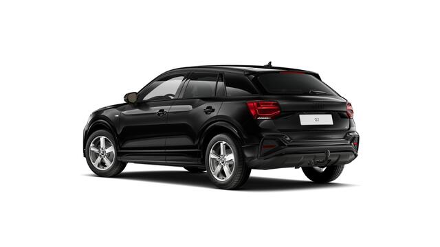 Audi Q2 35 TFSI 150 S tronic S edition Automaat | Parkeerhulp achter | MMI navigatie plus | Matrix-ledkoplampen met Audi-laserlicht, ledachterlichten, lichtanimatie, dynamische knipperlichten | Velgen, 5-arm-ster, 7Jx17 | Optiekpakket zwart plus | S line-interieu