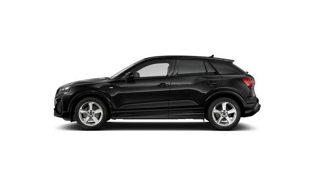 Audi Q2 35 TFSI 150 S tronic S edition Automaat | Parkeerhulp achter | MMI navigatie plus | Matrix-ledkoplampen met Audi-laserlicht, ledachterlichten, lichtanimatie, dynamische knipperlichten | Velgen, 5-arm-ster, 7Jx17 | Optiekpakket zwart plus | S line-interieu
