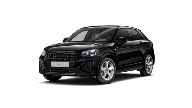 Audi Q2 35 TFSI 150 S tronic S edition Automaat | Parkeerhulp achter | MMI navigatie plus | Matrix-ledkoplampen met Audi-laserlicht, ledachterlichten, lichtanimatie, dynamische knipperlichten | Velgen, 5-arm-ster, 7Jx17 | Optiekpakket zwart plus | S line-interieu