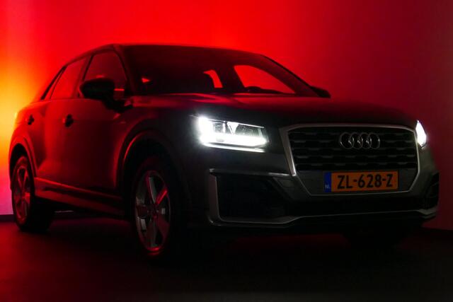 Audi Q2 30 TFSI Sport S-Line. Led Koplampen, Navi, Clima, Cruise, Half Leer, 17"LM Velgen